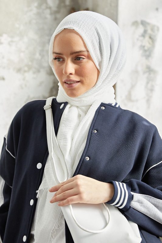 Organic Scarfs Bürümcük Şal Modeli – Vanilya