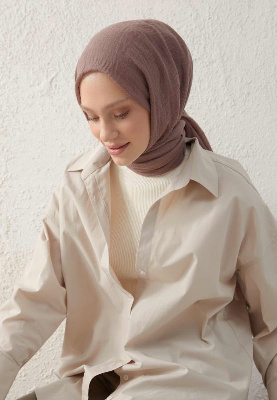 Organic Scarfs Bürümcük Şal Modeli – Ağaç Kabuğu