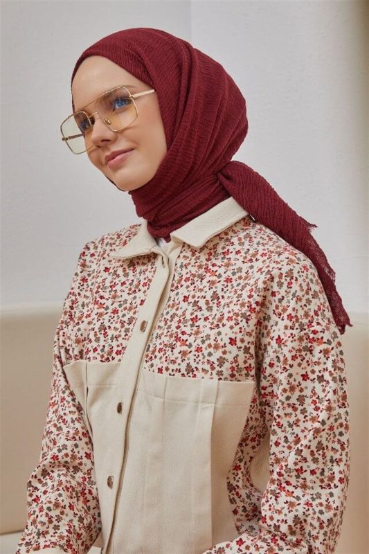 Organic Scarfs Bürümcük Şal Modeli – Yıldız Çiçeği
