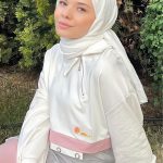 Organic Scarfs Pamuk Kraş Cazz Şal Modeli - Beyaz