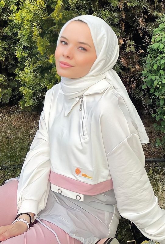 Organic Scarfs Pamuk Kraş Cazz Şal Modeli – Beyaz