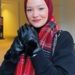Organic Scarfs Pamuk Kraş Cazz Şal Modeli - Bordo