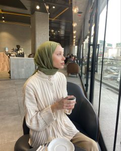 Organic Scarfs Pamuk Kraş Cazz Şal Modeli - Çam Kokusu