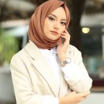 Organic Scarfs Pamuk Kraş Cazz Şal Modeli - Çikolata