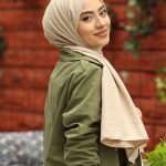 Organic Scarfs Pamuk Kraş Cazz Şal Modeli - Fil Dişi
