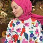 Organic Scarfs Pamuk Kraş Cazz Şal Modeli - Fuşya
