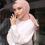 Organic Scarfs Pamuk Kraş Cazz Şal Modeli - Gelincik