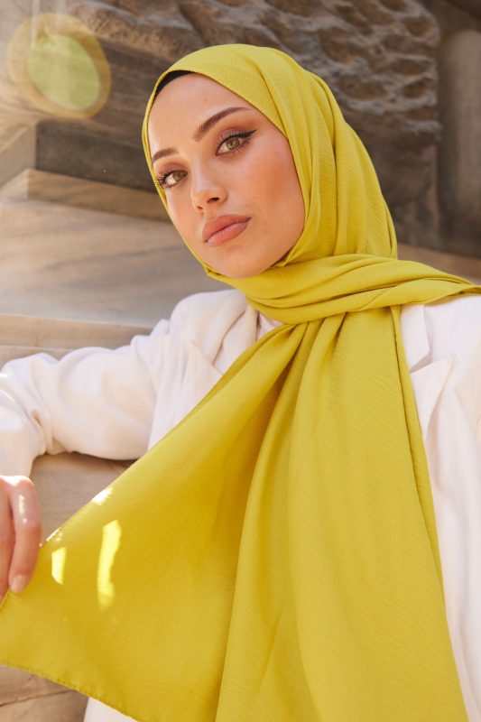 Organic Scarfs Pamuk Kraş Cazz Şal Modeli – Güne Bakan