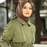 Organic Scarfs Pamuk Kraş Cazz Şal Modeli - Kahverengi
