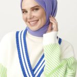 Organic Scarfs Pamuk Kraş Cazz Şal Modeli - Very Peryy