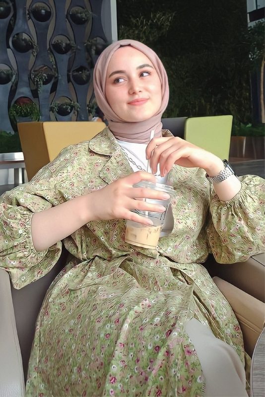 Organic Scarfs Pamuk Kraş Cazz Şal Modeli – Vizon