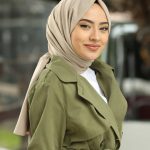 Organic Scarfs Pamuk Kraş Cazz Şal Modeli - Koyu Vizon
