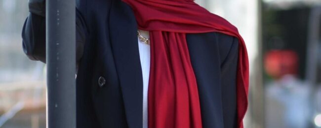 Organic Scarfs Tesettür Penye Şal Hijap Modeli - Bordo - Organic ScarfsOrganic Scarfs