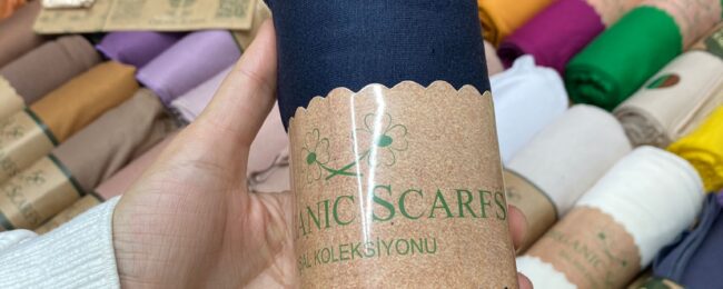 Organic Scarfs Tesettür Penye Şal Hijap Modeli - Gece Mavisi - Organic ScarfsOrganic Scarfs