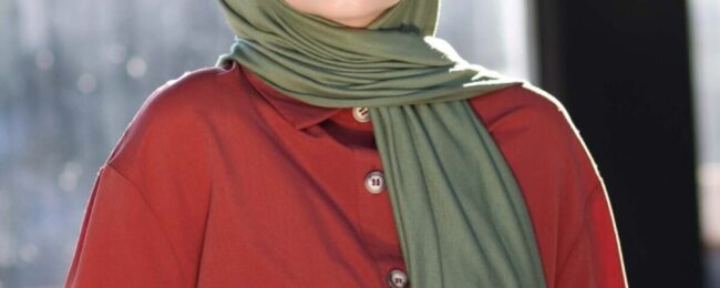 Organic Scarfs Tesettür Penye Şal Hijap Modeli - Haki - Organic ScarfsOrganic Scarfs