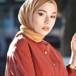 Organic Scarfs Tesettür Penye Şal Hijap Modeli - Hardal