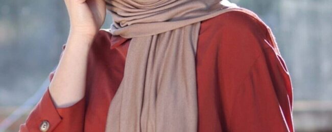 Organic Scarfs Tesettür Penye Şal Hijap Modeli - Vizon - Organic ScarfsOrganic Scarfs
