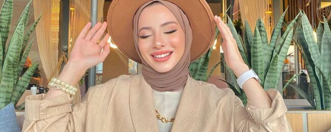 Organic Scarfs Tesettür Penye Şal Hijap Modeli - Vizon - Organic ScarfsOrganic Scarfs