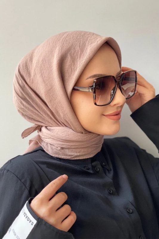 Organik Pamuk Soft Eşarp – Camel