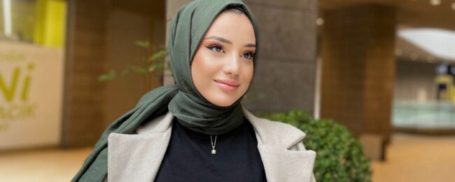 Oxygen His Serisi Pamuk Şal - Kına Yeşili - Organic ScarfsOrganic Scarfs