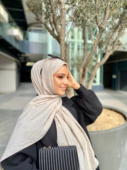 Oxygen His Serisi Pamuk Şal - Taş - Organic ScarfsOrganic Scarfs