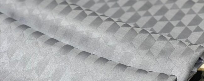 Qoza Desen İpeksi Jakar Şal - Gri - Organic ScarfsOrganic Scarfs