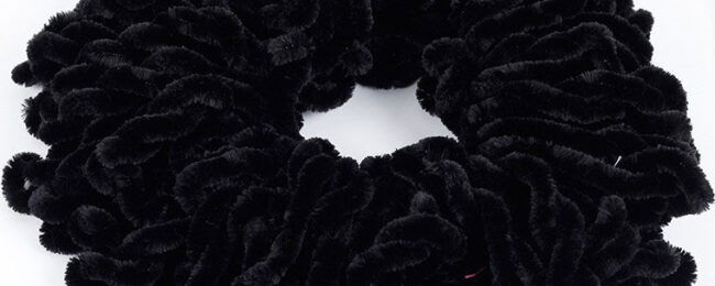 Siyah Topuz Tokası - Organic ScarfsOrganic Scarfs