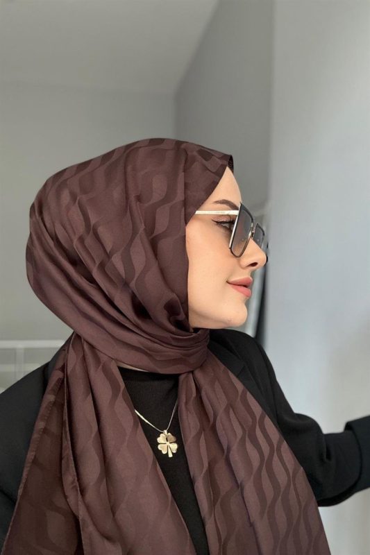 Su Yolu Pamuk Jakar Şal – Acı Kahve