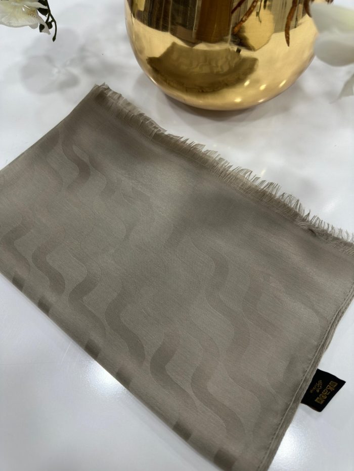 Su Yolu Pamuk Jakar Şal - Soft Yağ Yeşili - Organic ScarfsOrganic Scarfs
