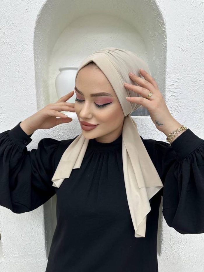Tasarım Dubai Bone Şal - A.Bej - Organic ScarfsOrganic Scarfs