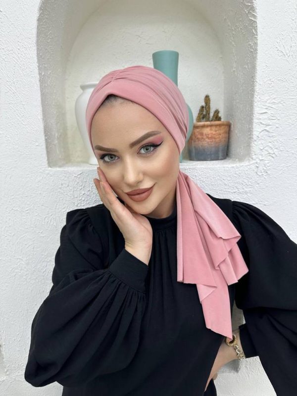 Tasarım Dubai Bone Şal – Pembe