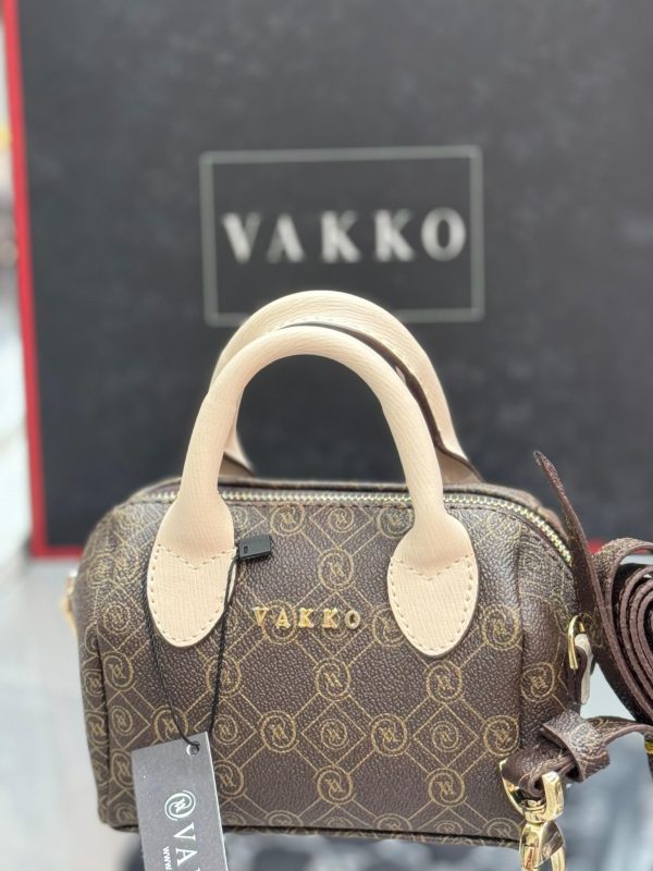 Vakko Çanta Mini – Kahve / Bej