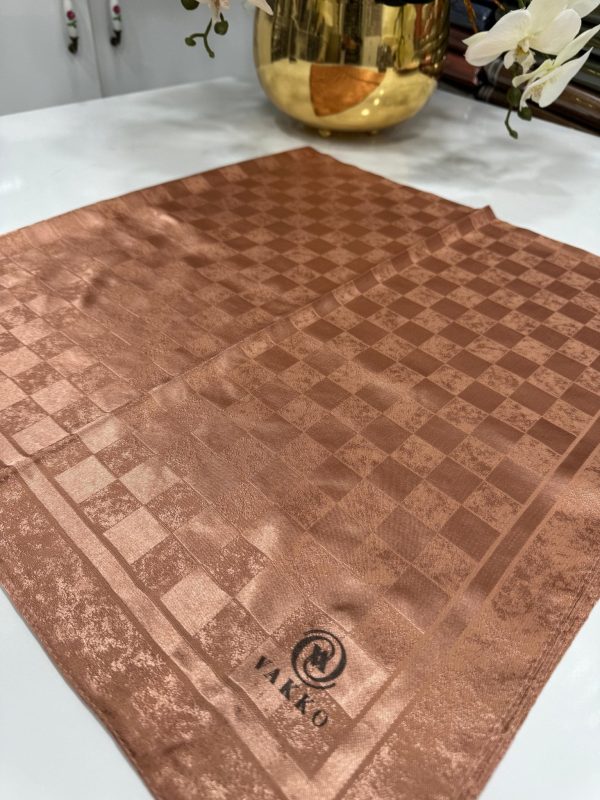 Vakko Dama Desen Eşarp 88379 – Mocha