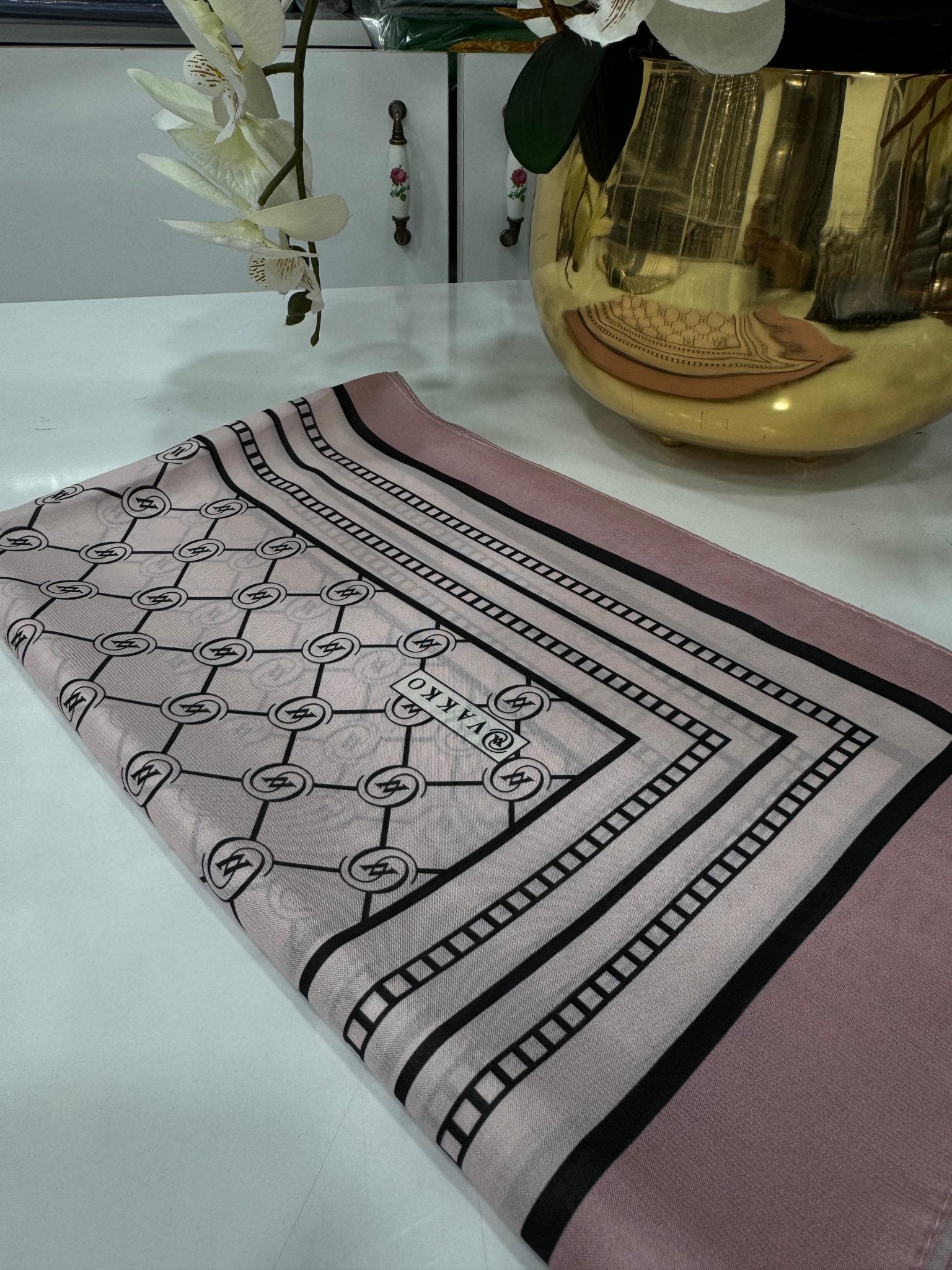 Vakko İpeksi Şal - Pamuk Şekeri - Organic ScarfsOrganic Scarfs