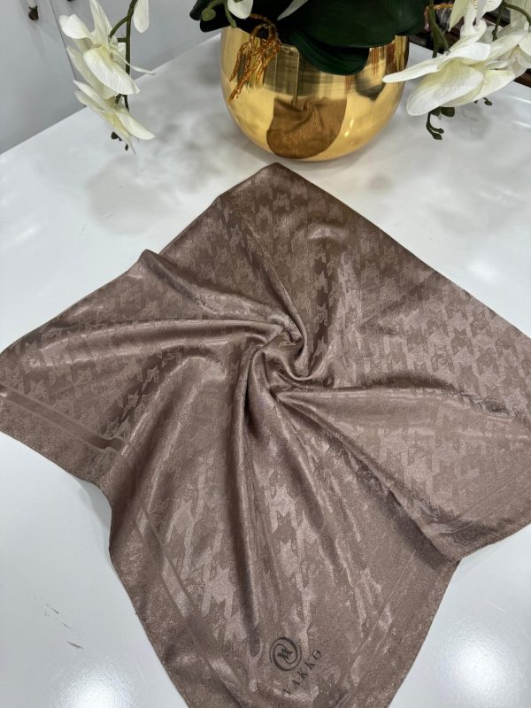 Vakko Kazayağı Desen Eşarp – Mocha