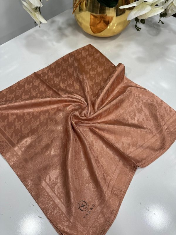 Vakko Kazayağı Desen Eşarp – Mocha
