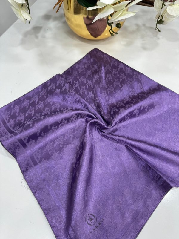 Vakko Kazayağı Desen Eşarp – Mürdüm