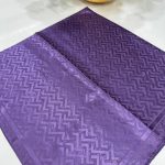 Vakko Zikzak Desen İpeksi Eşarp - Mürdüm