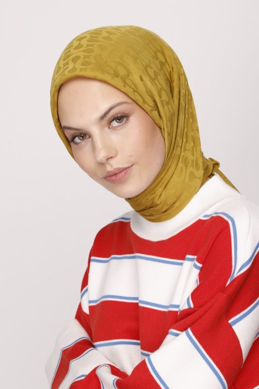 Valor Scarf Bloom Desen Eşarp – Safran