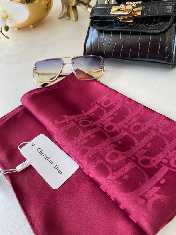 İthal Dior Eşarp 44114 – Bordo