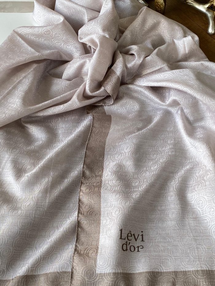 Levidor Monogram Şal - Soft Vizon