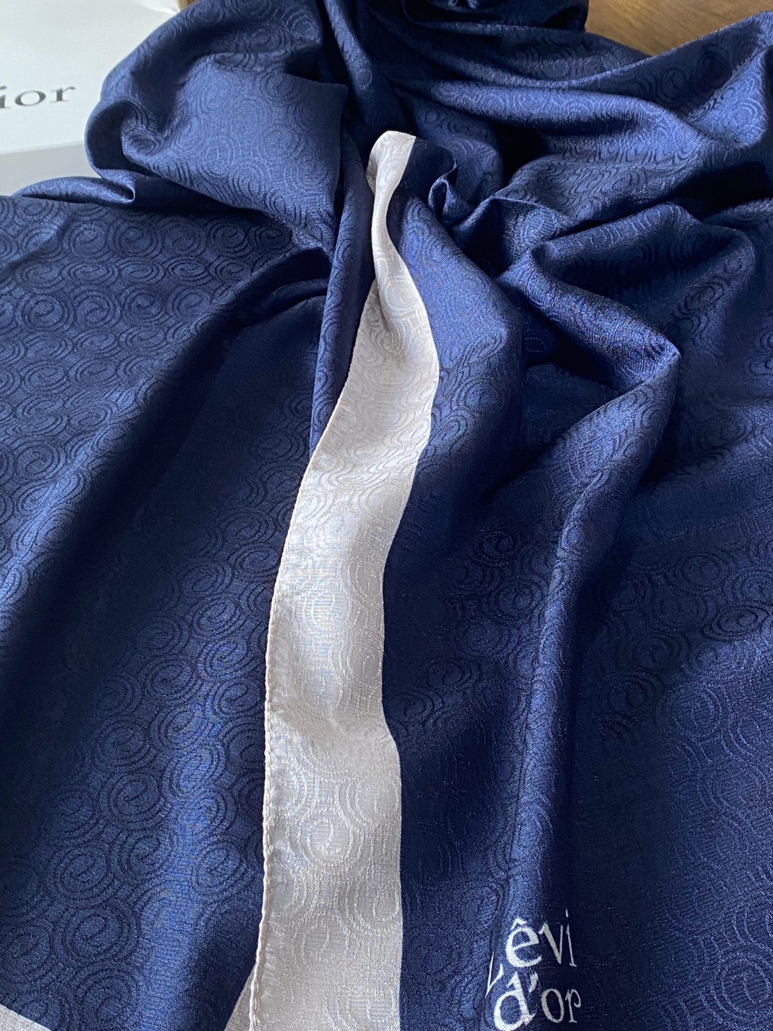 Levidor Monogram Şal - Lacivert