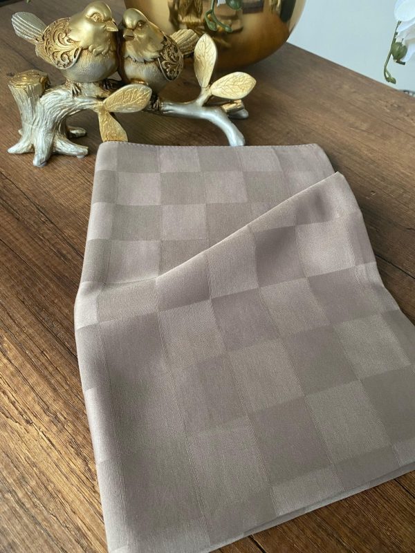 Dama Desen Jakar Şal – Soft Vizon
