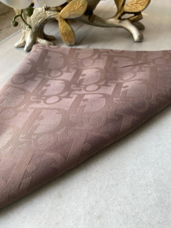 Dior Desen Pamuk Jakar Eşarp 88962 – Mocha