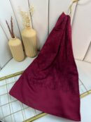Dior Desen Pamuk İpeksi Jakar Şal 88731 - Bordo