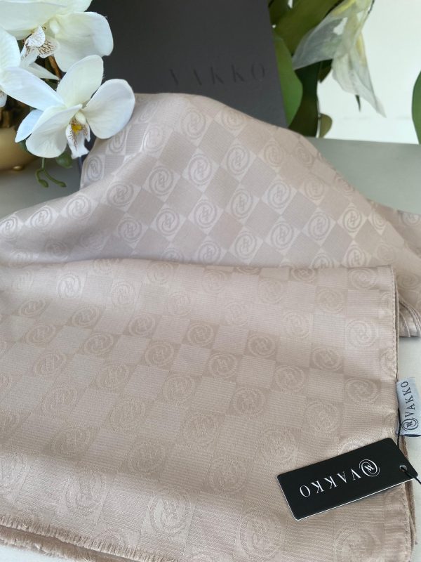 Vakko Cotton Jakar Şal – Bej