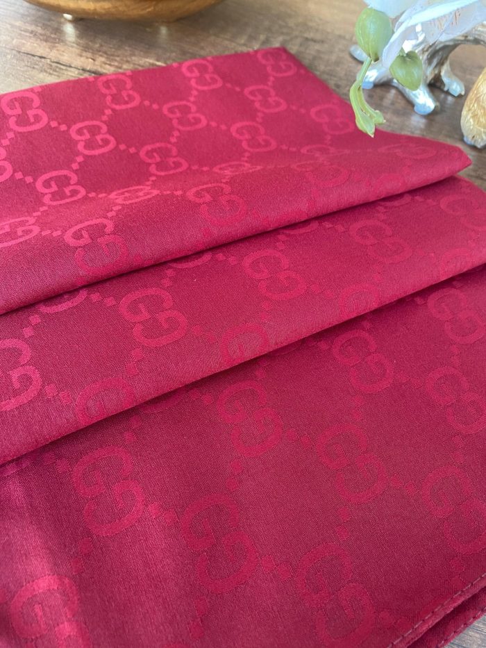 G Desen Pamuk Jakar Eşarp 10442 - Bordo - Organic ScarfsOrganic Scarfs