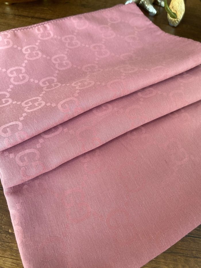 G Desen Pamuk Jakar Eşarp 10442 - Japon Kirazı - Organic ScarfsOrganic Scarfs