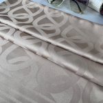 Zincir Desen İpeksi Jakar Şal 45101 - Bej