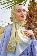 Levidor Angel İpek Şal 17834 - Gri - Organic ScarfsOrganic Scarfs